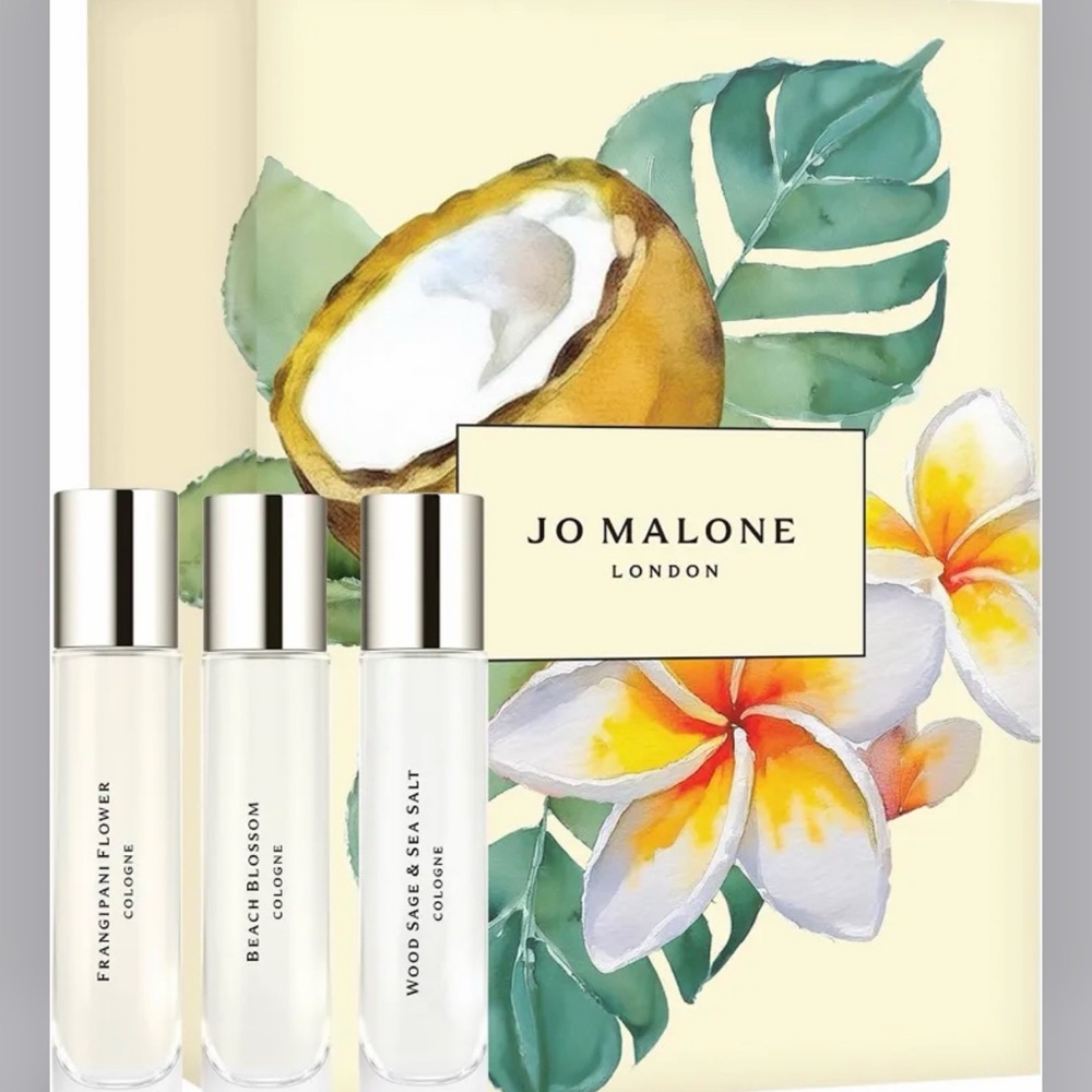 Jo Malone Cologne Trio in Cream and Silver Packaging